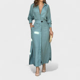 Sevil - Yazlık Uzun Elbise