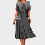 Afet - Elbise ve Ceket Takımı