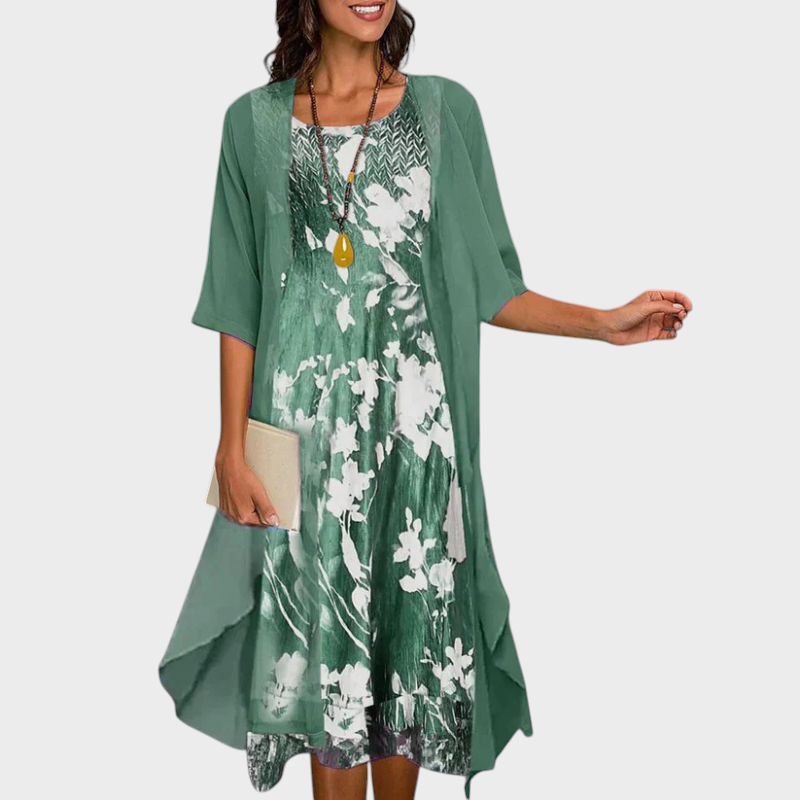 Neval - Elbise ve Ceket Takımı