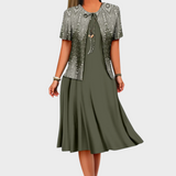 Afet - Elbise ve Ceket Takımı