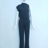 W&W Kadın Tulum, Yuvarlak Yaka, Kolsuz ve Geniş Paça