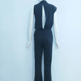 W&W Kadın Tulum, Yuvarlak Yaka, Kolsuz ve Geniş Paça