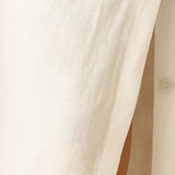 Tori – Uzun Kollu ve Düğmeli Kadın Şık Günlük Elbise, Pamuk ve Keten Kumaş