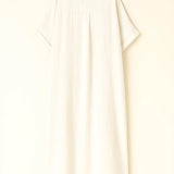 Tori – Uzun Kollu ve Düğmeli Kadın Şık Günlük Elbise, Pamuk ve Keten Kumaş