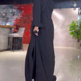 Chloé | Yan Yırtmaçlı Salaş Uzun Elbise