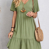 Aisha | Zarif Göbek Kapamalı Elbise