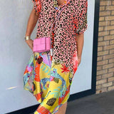 Kaitlyn™ Yaz Leopar Elbisesi