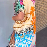 Kaitlyn™ Yaz Leopar Elbisesi