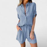 Linnea | Katmanlı hafif keten set